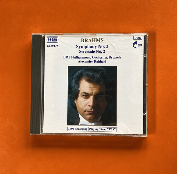 Brahms, Alexander Rahbari / Symphony No. 2, CD Naxos 550279