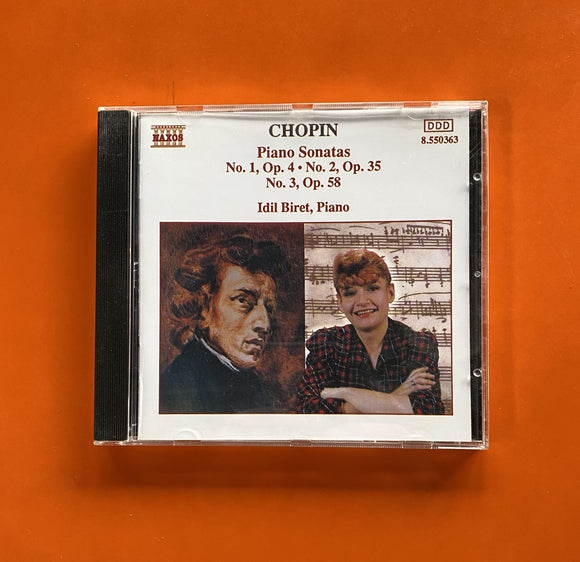Chopin, İdil Biret / Piano Sonatas No.1, Op. 4 • No. 2, Op. 35 • No. 3, Op. 58, CD Naxos 550363