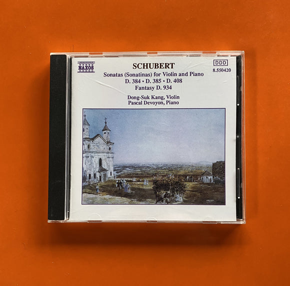 Schubert, Dong-Suk Kang, Pascal Devoyon / Sonatas (Sonatinas) For Violin And Piano D. 384 • D. 385 • D. 408 / Fantasy D. 934, CD Naxos 550420