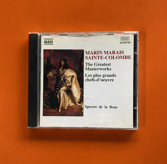 Marin Marais, Sainte-Colombe*, Spectre De La Rose – The Greatest Masterworks (Les Plus Grands Chefs-D'oeuvre), CD Naxos 550750
