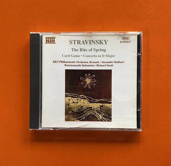 Stravinsky, Alexander Rahbari, Richard Studt / The Rite Of Spring • Card Game • Concerto In D Major, CD Naxos 553217