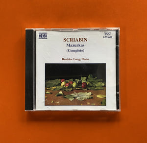 Scriabin - Beatrice Long / Mazurkas (Complete), CD Naxos 553600