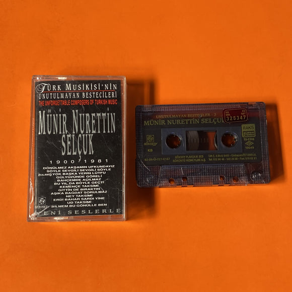 Münir Nurettin Selçuk / Türk Musikisi'nin Unutulmayan Bestecileri - 03, Kaset
