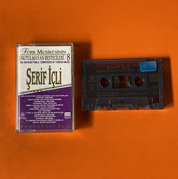 Şerif İçli / Türk Musikisi'nin Unutulmayan Bestecileri - 08, Kaset