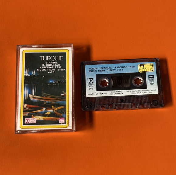 Çeşitli Sanatçılar / Kürdili Hicazkar - Karcığar Faslı (Music From Turkey Vol. 5), Kaset