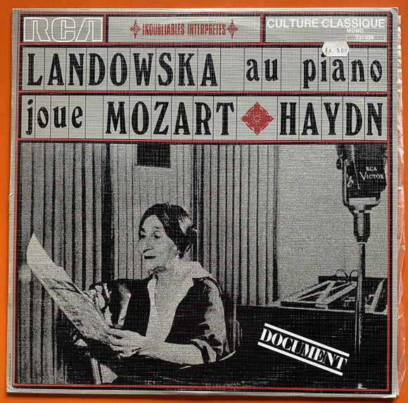Wanda Landowska - Mozart, Haydn / Landowska Au Piano Joue Mozart Haydn, LP