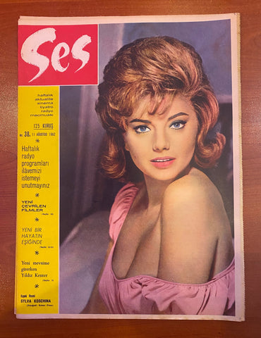 Ses Dergisi, 1962 No: 38, 11 Ağustos, Dergi