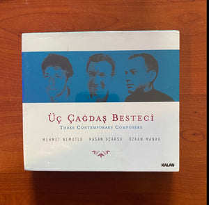 Üç Çağdaş Besteci / Mehmet Nemutlu, Hasan Uçarsu, Özkan Manav, 2xCD