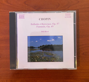 Chopin, İdil Biret / Ballades / Berceuse, Op. 57 / Fantasie, Op. 49, CD Naxos 550508