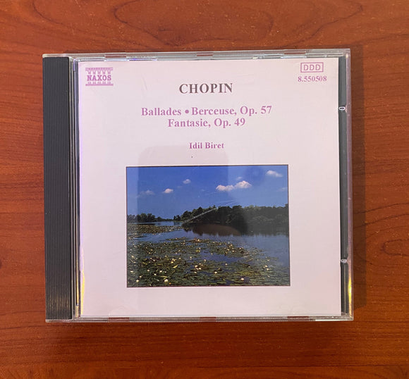 Chopin, İdil Biret / Ballades / Berceuse, Op. 57 / Fantasie, Op. 49, CD Naxos 550508