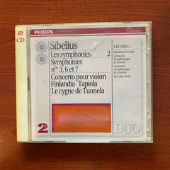 Sibelius / Boston Symphony Orchestra, London Symphony Orchestra, Sir Colin Davis / The Complete Symphonies 2 / Symphonies Nos. 3, 6, 7 / The Violin Concerto / Finlandia / Tapiola / The Swan Of Tuonela, 2 CD