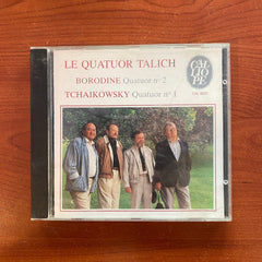 Alexandre Borodine / Piotr Ilyich Tchaïkowsky / Le Quatuor Talich / Quatuor Nº 2 / Quatuor Nº 1, CD