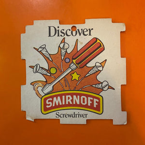 Smirnoff Screwdriver, Bardak Altlığı
