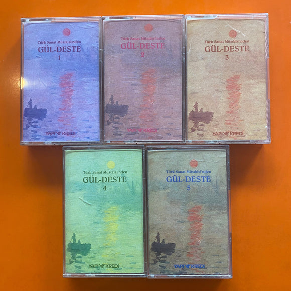 Çeşitli Sanatçılar / Türk Sanat Musikisi'nden Gül-Deste 1,2,3,4,5, Kaset Set