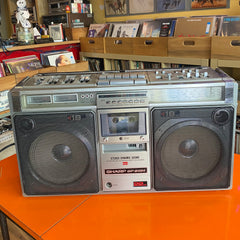 Vintage Sharp Boombox, Stereo Radio - Tape Recorder