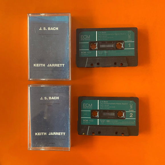 J. S. Bach, Keith Jarrett / Das Wohltemperierte Klavier, Buch II (MC 1+2), 2 x Kaset Set