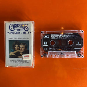 Carpenters / Their Greatest Hits, Kaset
