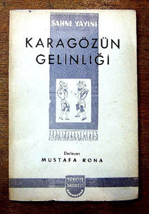 Hacivat / Karagöz, Karagöz'ün Gelinliği, Kitap