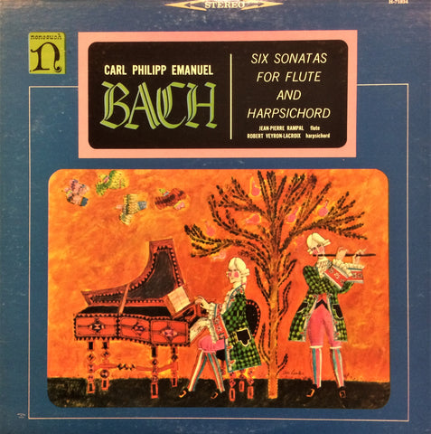 C. Ph. E. Bach / Six Sonatas for Flute & Harpsichord, LP