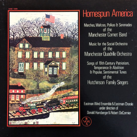Çeşitli Sanatçılar / Homespun America Marches, Waltzes, Polkas and Serenades of the Manchester Cornet Band, 3 LP Box