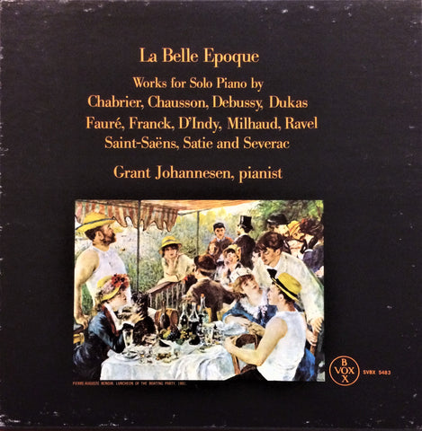 Grant Johannesen / La Belle Epoque - Works for Solo Piano, 3 LP Box