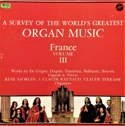 Çeşitli Sanatçılar / A Survey of the World's Greatest Organ Music (France), Volume III, 3 LP Box