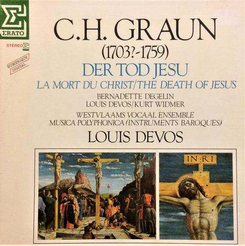 Carl Heinrich Graun / Der Tod Jesu, 2 LP Box
