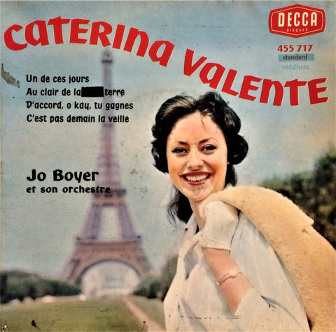 Caterina Valente / Un De Ces Jours, 7'' EP, 45'lik
