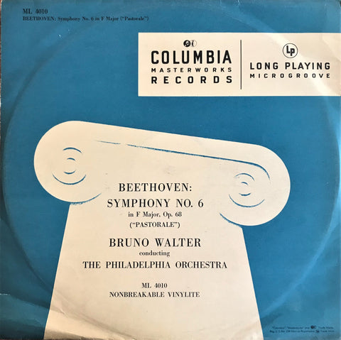 Beethoven, Walter / Symphony No. 6 ''Pastorale'', ML 4010, LP