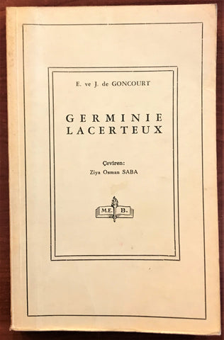 E & J de Concourt / Germinie Lacerteux, Kitap