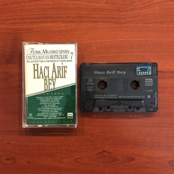 Hacı Arif Bey / Türk Musikisi'nin Unutulmayan Bestecileri - 07, Kaset