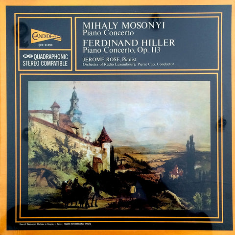 Mihaly Mosonyi / Piano Concerto / Ferdinand Hiller, Piano Concerto Op. 113, Quadrophonic LP