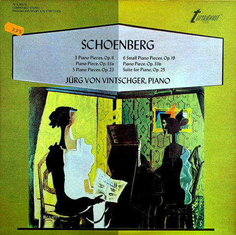 Schoenberg / Piano Pieces, LP