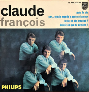 Claude François, Toute La Vie, 7" EP 45'lik