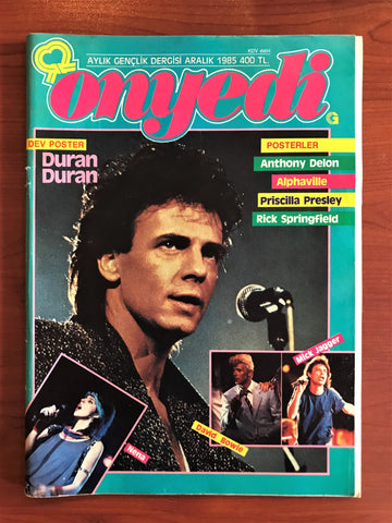 Onyedi, 1985 Aralık, Sayı: 36, Dergi