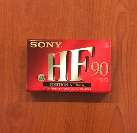 Sony HF 90, Boş Kaset